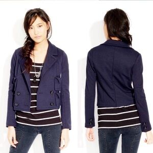 Madewell X Alexa Chung Diana Wool Cropped Jacket Size XS